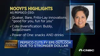 PepsiCo posts earnings beat in CEO Indra Nooyi's last quarter