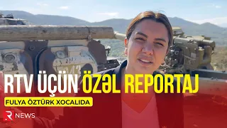 Fulya Öztürk RTV üçün özəl reportaj:Ələ keçirilən zirehli texnika və toplar