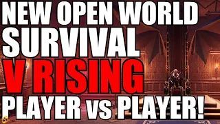 New Open World Survival Game V Rising Gameplay Trailer Dropped!! Compete or Cooperate!! PVP!! 4K!!