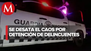 En Michoacán, integrantes de Pueblos Unidos retienen a elementos de Guardia Nacional