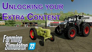 Unlocking Extra Content - A Farming Simulator 22  How To