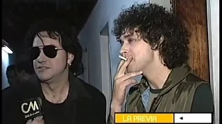 Gustavo Cerati - Entrevista - Backstage Los 7 Delfines (1998)