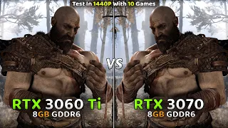 RTX 3060 Ti vs RTX 3070 - Test In 10 Games🔥 at 1440P