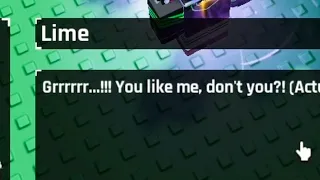 Sol's RNG secret Lime dialogue