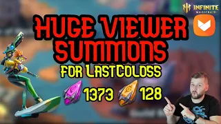 Insane Viewer Summons For Lydia! How Lucky Are My Summons For Last Coloss! - Infinite Magicraid