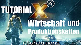 Wirtschaft und Produktionsketten 🌌 X4 Foundations Tutorial 🌌 Gameplay Deutsch Tipps Tricks