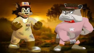 Tom and Jerry War of the Whiskers(3v1): Jerry vs Tom and Butch and Spike Gameplay HD - Funny Cartoon