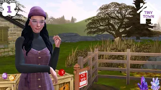 Part 1 of Deligracy's Sims 4 TINY TOWN Challenge I Purple #1