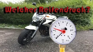 Welchen Reifendruck für mein Motorrad? - Einfach erklärt