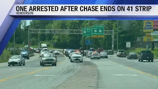 One arrested after Highway 41 chase in Henderson