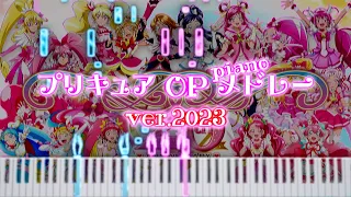 Pretty Cure series OP Medley for Piano solo (～2023)