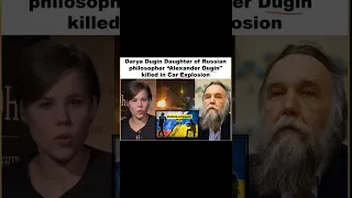 Alexander Dugin's (Brain of Putin) daughter killed in Car Explosion #russiaukrainewar #shorts