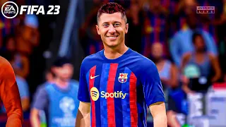 FIFA 23 - Barcelona Vs Manchester City Ft. Lewandowski, Kessie, Christensen, | UEFA Champions League