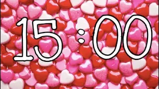 Valentine’s Day 15 Minute Countdown Timer With Music 🎵❤️ - NO ADS During the Video