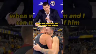 Jokić enjoys winning against Luka 😂