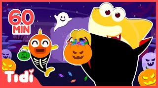 Best Halloween Songs +more 60M | Baby Shark Trick or Treat | Nursery Rhymes Compilation for Kids