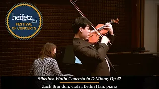 Sibelius: Violin concerto in d, Op. 47: I.  | Zach Brandon & Beilin Han