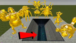 SPARTAN KICKING NEW ALL GOLDEN GARTEN OF BANBAN FAMILY VS GIANT SHREDDER in Garry's Mod?!