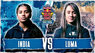 B-Girl India vs. B-Girl Luma | Top 16 | Red Bull BC One World Final 2022 New York