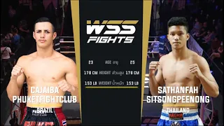 Cajaiba - Phuket Fight Club VS Sathanfah - Sitsongpeenong - WSS Fights - 2021.03.27