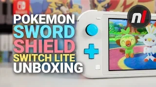 Pokemon Sword & Shield Zacian & Zamazenta Nintendo Switch Lite Unboxing