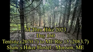 AT Thru Hike 2023 - Day 160