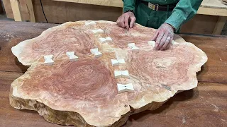 Turning Tree Trunks into Stunning Tables. The Art of Creative Woodworking