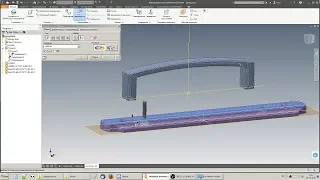 Пример простой сборки в Autodesk Inventor