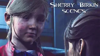 RESIDENT EVIL 2 REMAKE All Sherry Birkin Scenes