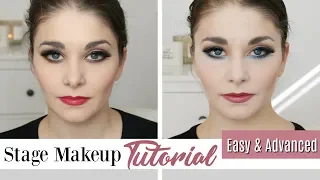 Stage Makeup Tutorial - Easy AND Advanced Looks for Everyone! | Kathryn Morgan