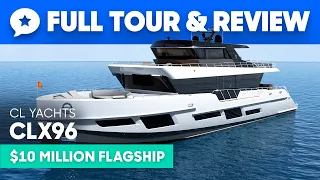 NEW CL Yachts CLX96 Yacht Tour & Review | YachtBuyer