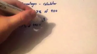 Percentages of amounts using a calculator - Corbettmaths