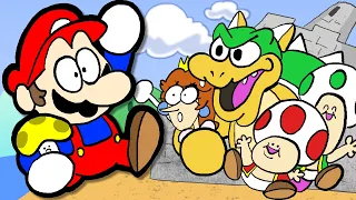 Super Mario Bros. in 4 minutes ANIMATED