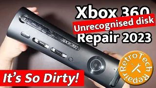 Trying to fix a DIRTY Xbox 360 that won't read disks.