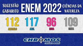 Gabarito ENEM 2022 CHROMOS - Prova Amarela: Questão 112 | Ciências da Natureza