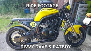 Ride Out of Divvy Dave & RatBoy the Cafe Fazer 600.