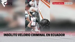 INSÓLITO VELORIO CRIMINAL en ECUADOR