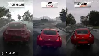 DriveClub vs Forza Horizon 2 vs The Crew Wild Run [Beta] - Rain Weather Comparison