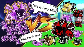 Pet Simulator X Battle - Dark Magic 404 Demon Pets vs Random Pets with Tech Coin V Enchants