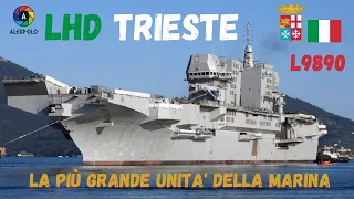 Lhd Trieste Marina Militare Varo- Italian Navy biggest ship 2022