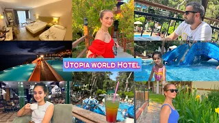 TADİLATTA YENİ KARAR⁉️UTOPİA WORLD HOTEL VİLLA AİLE ODASI💯SUDAN ZOR ÇIKTILAR☺️GÜN NASIL GEÇTİ⁉️VLOG