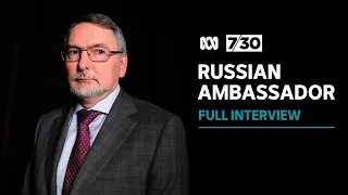 Russia's ambassador to Australia accuses International Criminal Court of bias | 7.30