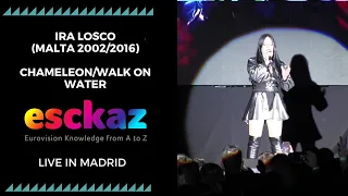 ESCKAZ in Madrid: Ira Losco (Malta 2002/2016) - Chameleon/Walk On Water (at PrePartyES 2019)