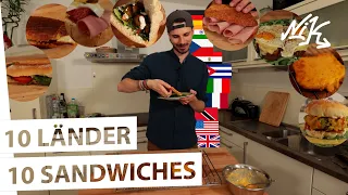 Das beste Sandwich der Welt? Ich teste 10 Sandwiches aus 10 Ländern | Niklas Schaub