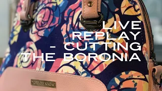 LIVE REPLAY - Fabrics & Cutting & Interfacing the Boronia Bowler by Blue Calla Sewing Patterns
