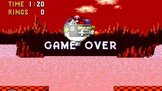 Sonic 1 Burned Edition - Game Over