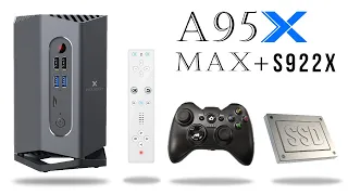 The Big Bad Tall A95X Max+ TV Box Amlogic S922X 6X CPU 4GB 64GB