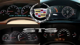 Cadillac STS (0-100 KM/H) (0-60 MPH) ACCELERATION BATTLE