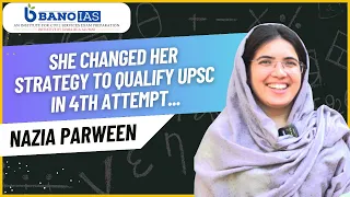 Nazia Parween sharing her UPSC strategy: UPSC CSE 2023 Rank-670 | New GS batch: April 29| 8527366376