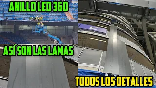 🚨 ANILLO LED y CIERRE INFERIOR TORRE C 💥 OBRAS del SANTIAGO BERNABÉU [15 MAYO 2023]